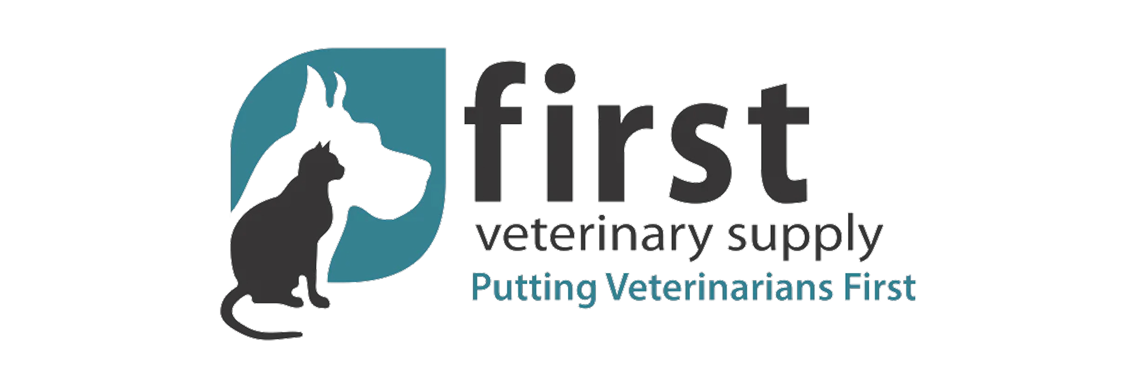 The First veterinary Supply logo.